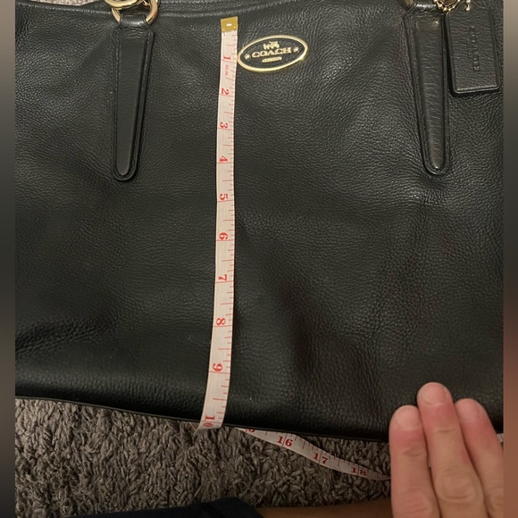 Genuine Leather Coach Tote - Picture 8 of 8